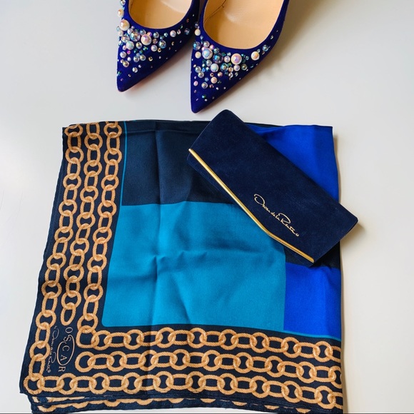 Oscar de la Renta Accessories - OSCAR DE LA RENTA Scarf Eyeglasses Case💙